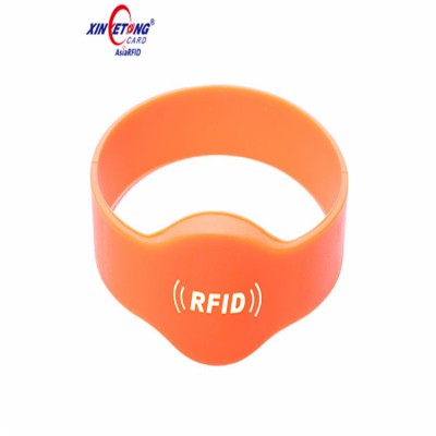 Classic 1K S50 RFID Silicone Bracelet for Event-Silicone Wristband
